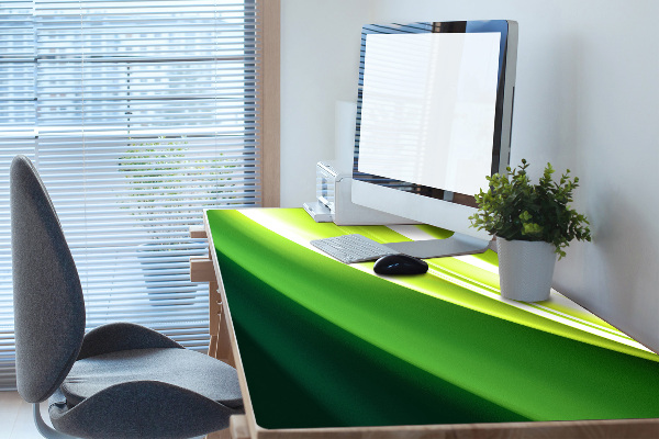 Sous-main bureau Abstraction verte