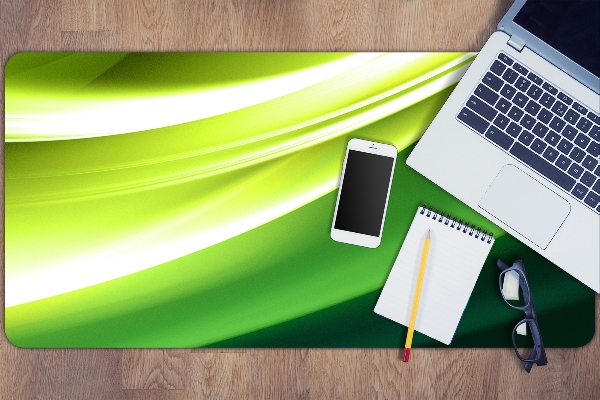 Sous-main bureau Abstraction verte