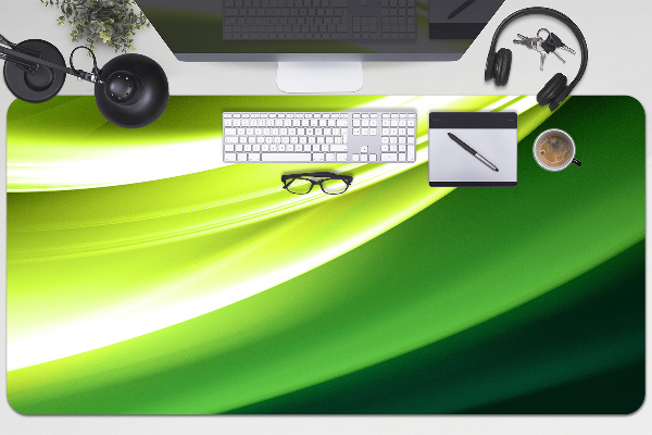 Sous-main bureau Abstraction verte