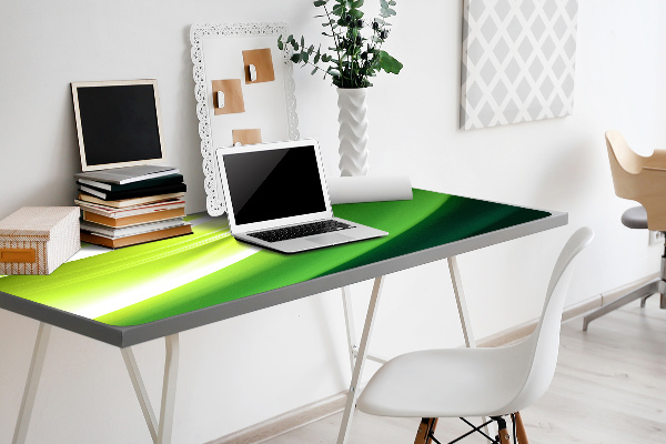 Sous-main bureau Abstraction verte