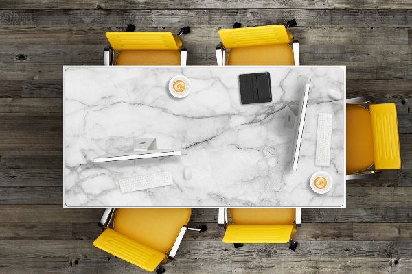 Tapis de bureau Marbre gris