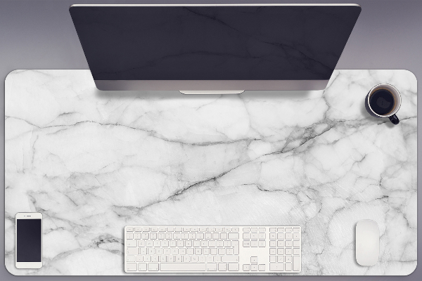 Tapis de bureau Marbre gris