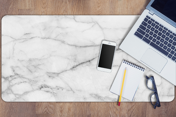 Tapis de bureau Marbre gris