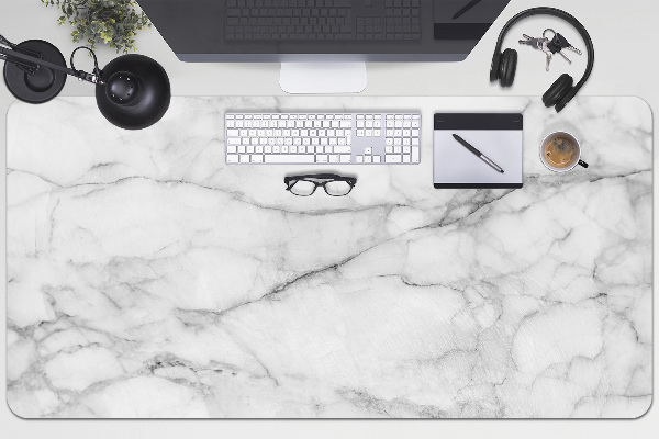 Tapis de bureau Marbre gris