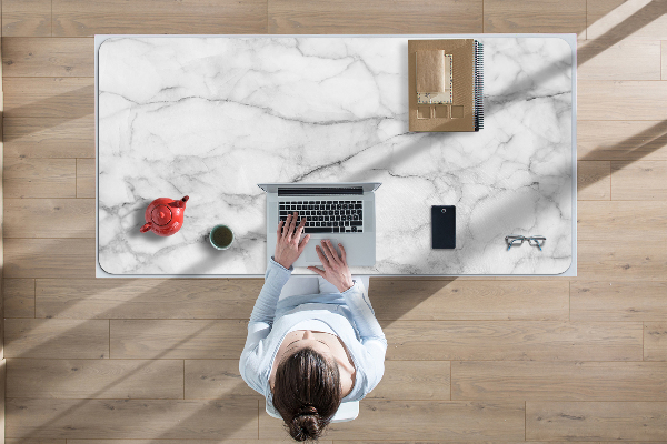 Tapis de bureau Marbre gris