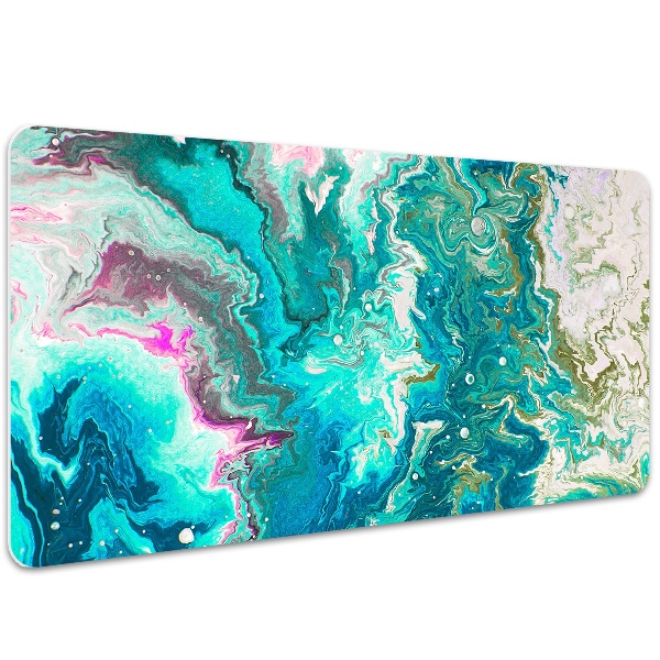Sous-main bureau Abstraction verte
