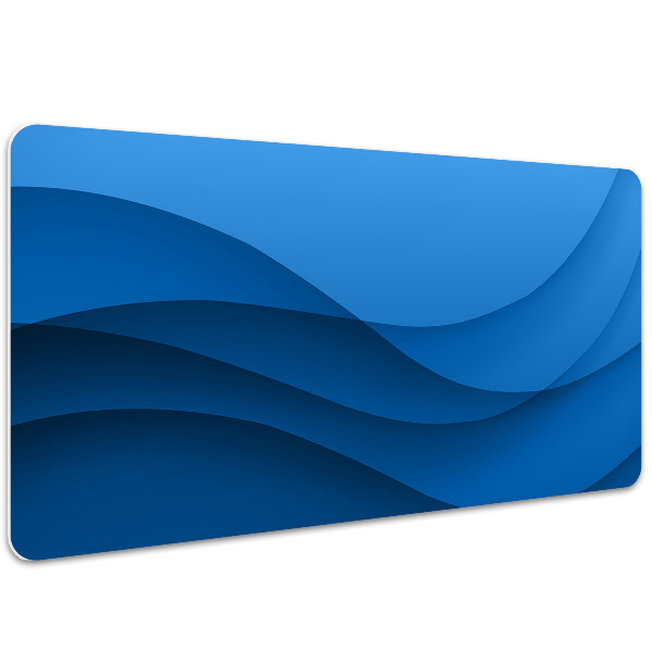Sous-main bureau Transition bleue