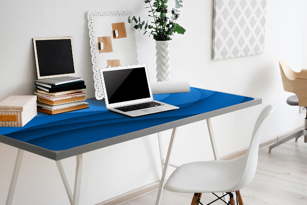 Sous-main bureau Transition bleue
