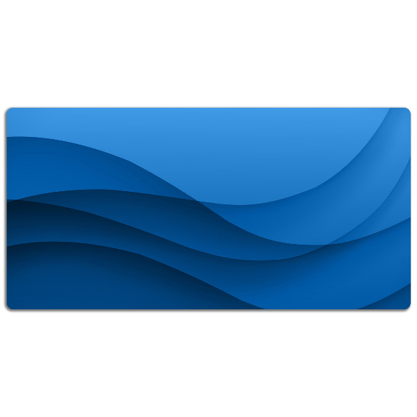 Sous-main bureau Transition bleue