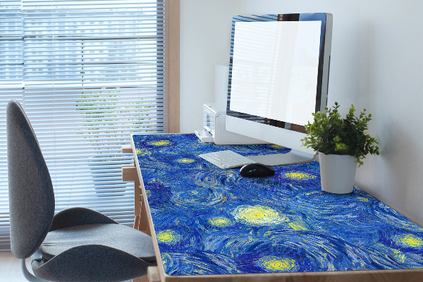 Sous-main bureau Almond en fleurs