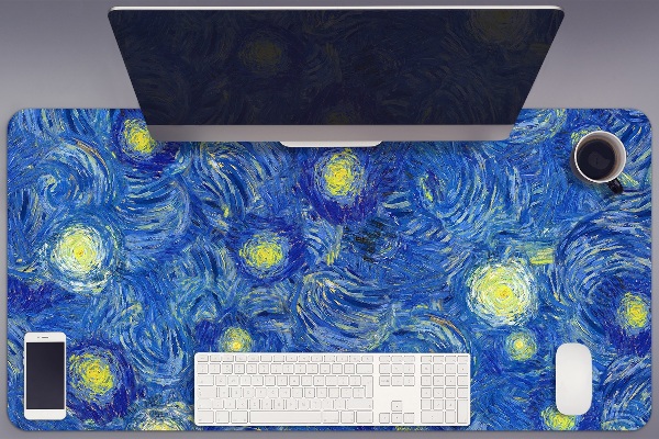 Sous-main bureau Almond en fleurs