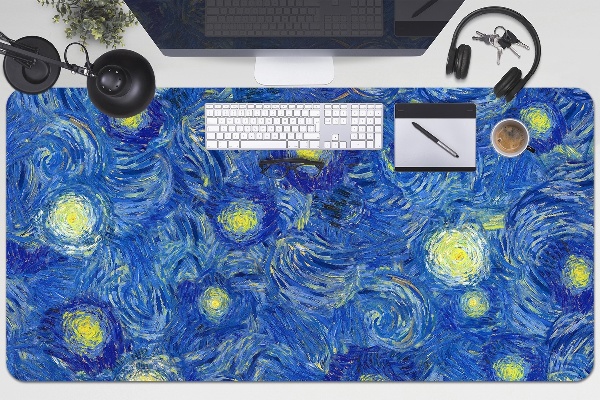 Sous-main bureau Almond en fleurs