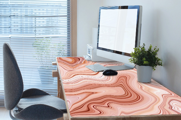 Tapis de bureau Ecru abstraction