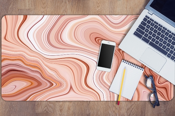 Tapis de bureau Ecru abstraction