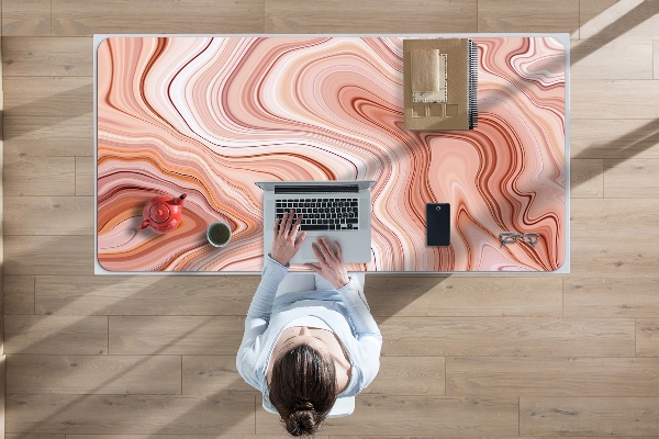 Tapis de bureau Ecru abstraction