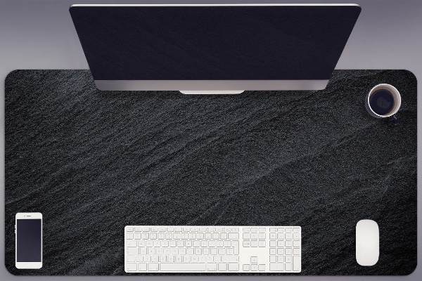 Sous main de bureau Sable noir
