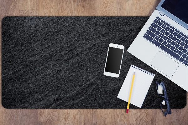 Sous main de bureau Sable noir