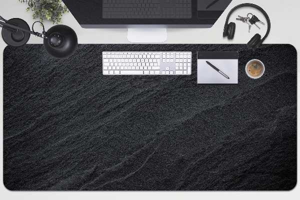 Sous main de bureau Sable noir
