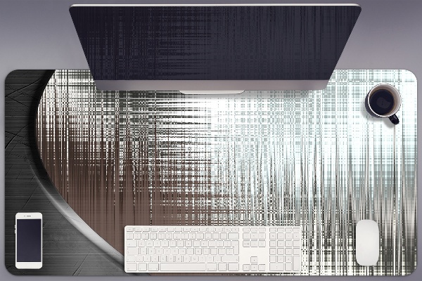 Protège bureau Abstraction. Argent