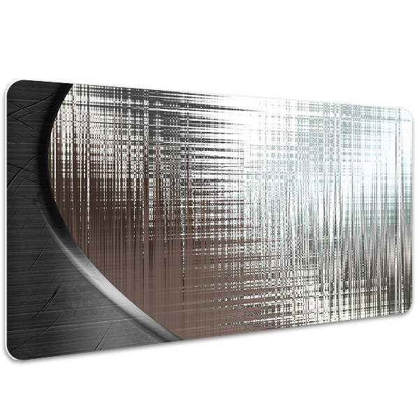 Protège bureau Abstraction. Argent