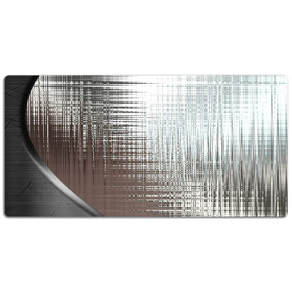 Protège bureau Abstraction. Argent