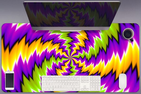 Sous-main bureau Abstraction