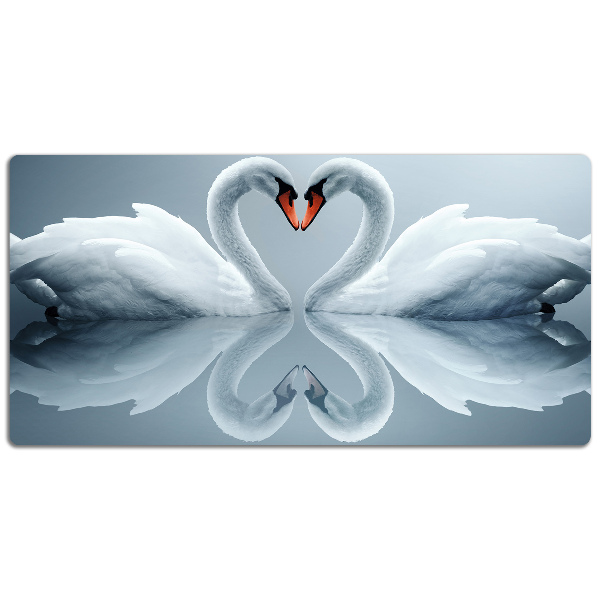 Sous main de bureau Cygnes