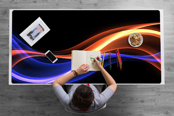 Sous main de bureau Des rayons
