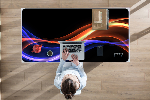 Sous main de bureau Des rayons