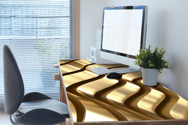 Sous-main bureau Éléments dorés