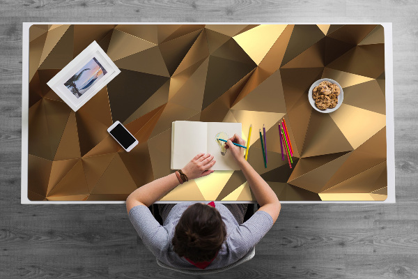 Sous main de bureau Feuille d'or