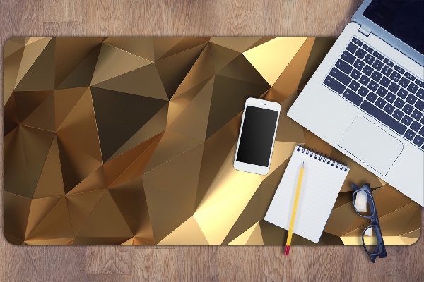 Sous main de bureau Feuille d'or