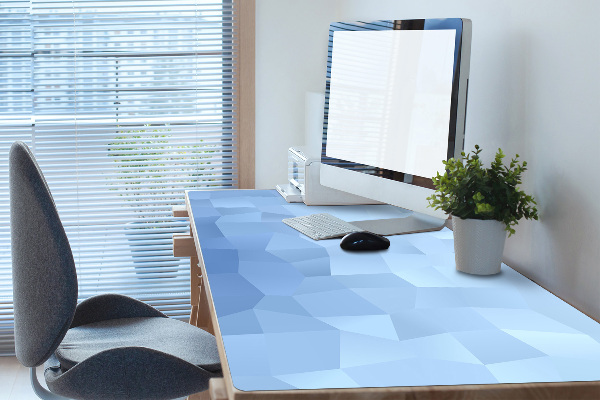 Sous-main bureau Abstraction bleue