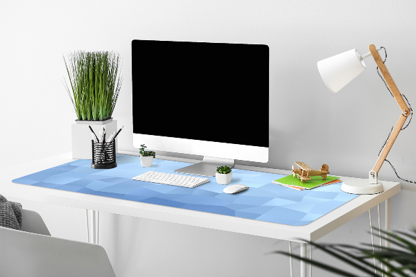 Sous-main bureau Abstraction bleue