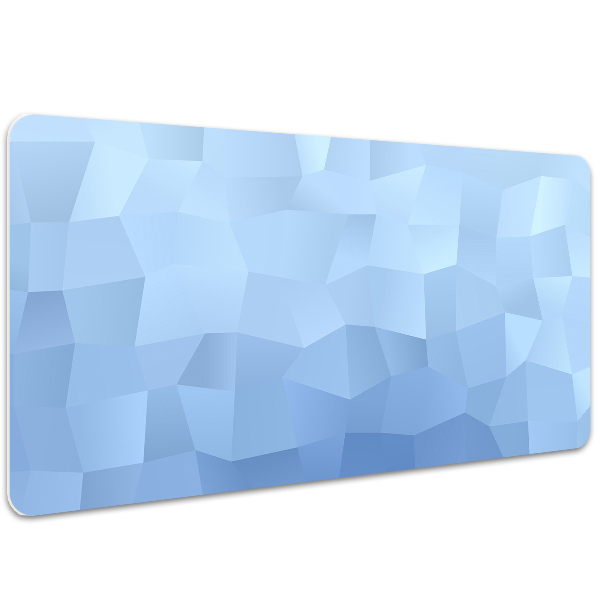 Sous-main bureau Abstraction bleue
