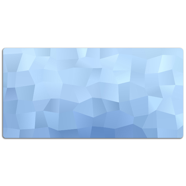 Sous-main bureau Abstraction bleue