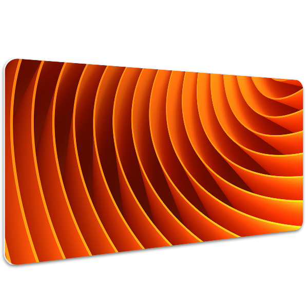 Protège bureau Vagues orange