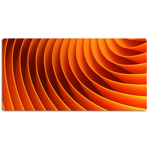 Protège bureau Vagues orange