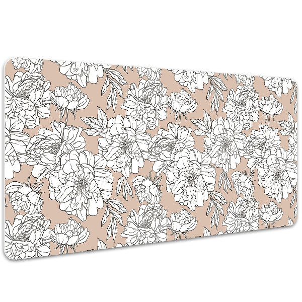 Sous-main bureau Fleurs artistiques
