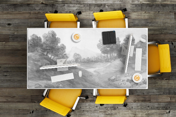 Tapis de bureau Style vintage