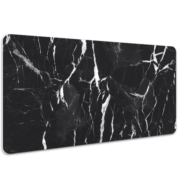 Sous main de bureau Marbre noir