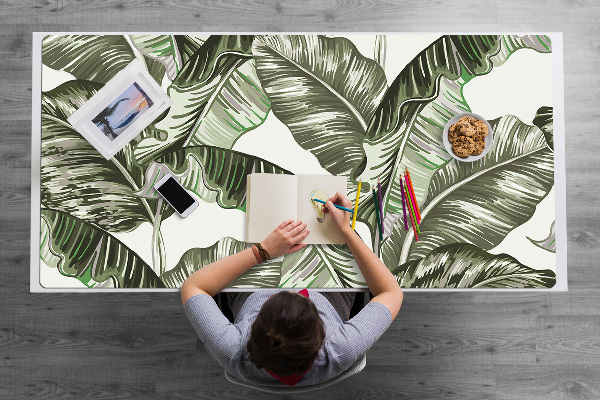 Sous-main bureau Feuilles de banane
