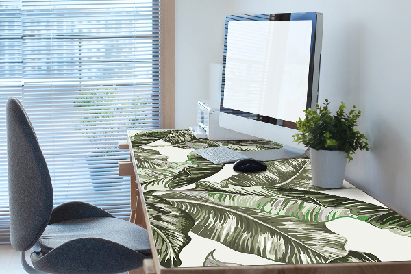 Sous-main bureau Feuilles de banane