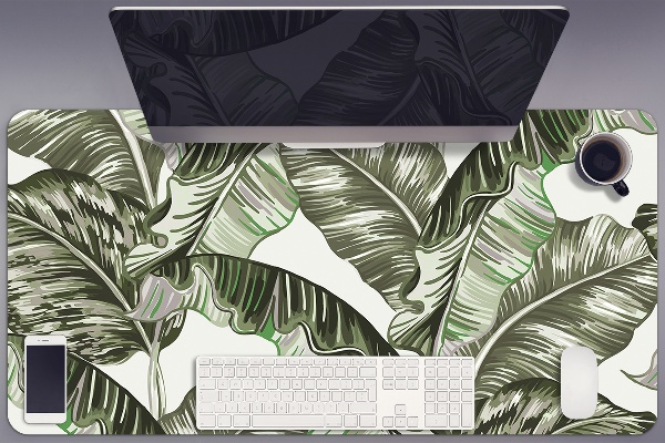 Sous-main bureau Feuilles de banane