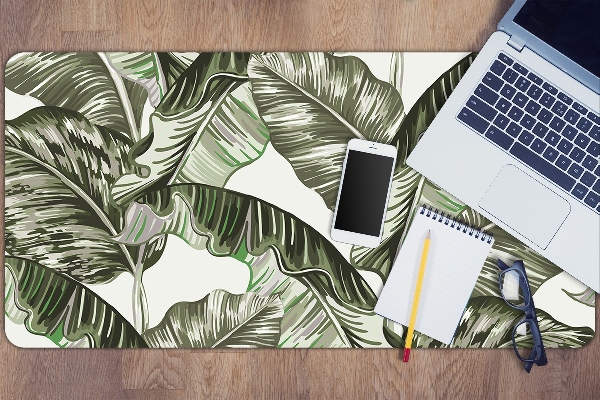 Sous-main bureau Feuilles de banane