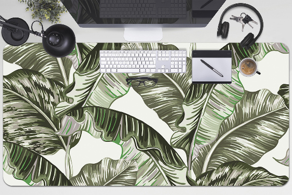Sous-main bureau Feuilles de banane