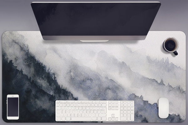 Tapis de bureau Montagnes dans le brouillard