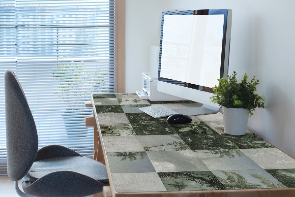 Sous-main bureau Patchwork tropical