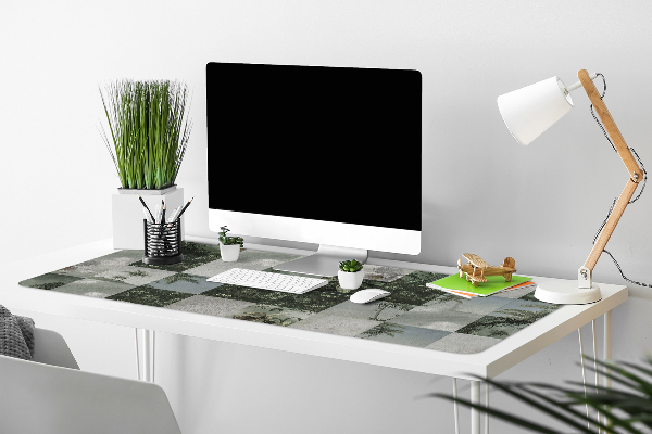 Sous-main bureau Patchwork tropical