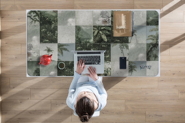 Sous-main bureau Patchwork tropical